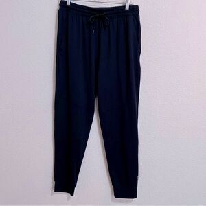 Balance Collection Navy Cotton Blend Knit Joggers Medium